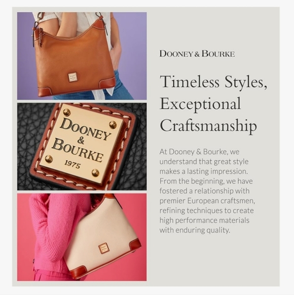 Dooney & Bourke Black Logo Lock Shoulder Bag - Picture 15 of 16